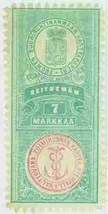 Stamp, Coat of Arms of Finland, Finland,  , Coats of Arms, Crowns and Coronets