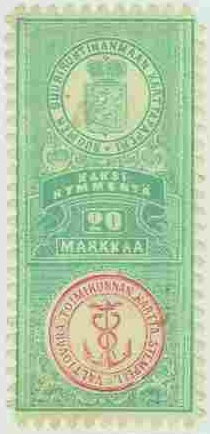 Stamp, Coat of Arms of Finland, Finland,  , Coats of Arms, Crowns and Coronets