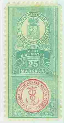 Stamp, Coat of Arms of Finland, Finland,  , Coats of Arms, Crowns and Coronets
