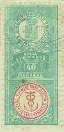 Stamp, Coat of Arms of Finland, Finland,  , Coats of Arms, Crowns and Coronets
