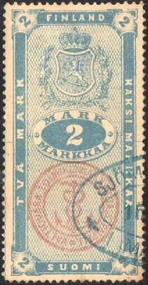 Stamp, Coat of Arms of Finland, Finland,  , Coats of Arms, Crowns and Coronets