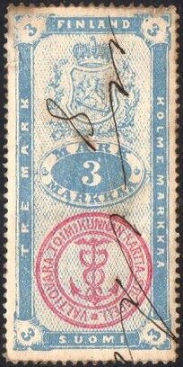 Stamp, Coat of Arms of Finland, Finland,  , Coats of Arms, Crowns and Coronets