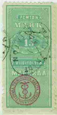 Stamp, Numeral, Finland,  , Numbers