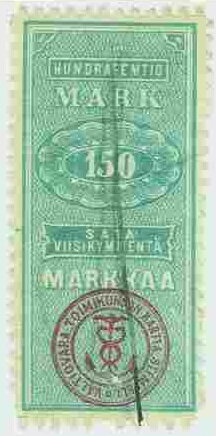 Stamp, Numeral, Finland,  , Numbers