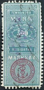 Stamp, Numeral, Finland,  , Numbers
