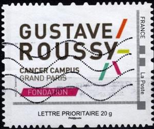 Stamp, Gustave Roussy Cancer Campus Grand Paris Fondation, France,  , Cancer (Disease), Hospitals, Medical Science