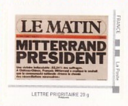 Le Matin. Mitterrand President