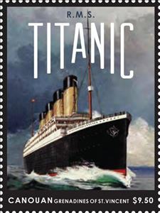Stamp, R.M.S. Titanic, Grenadines of St. Vincent, Canouan,  , Disasters, Passenger-ships, Ships