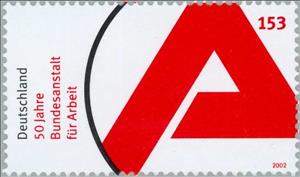 Stamp, Labour, Germany, Federal Republic,  , Anniversaries and Jubilees
