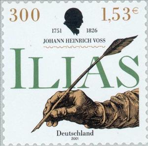 Stamp, Voss, Johann Heinrich von, Germany, Federal Republic,  , Commemoration, Hands
