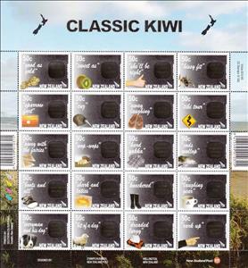 Mini Sheet, Classic Kiwi, New Zealand,  , Languages