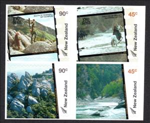Mini Sheet, The Lord of the Rings - Home of Middle Earth, New Zealand,  , Books, Landscapes, Mountains, film, Rivers