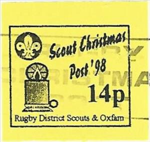 Stamp, Candle, Personalized and Private Mail Stamps,  , Christmas, Scouting