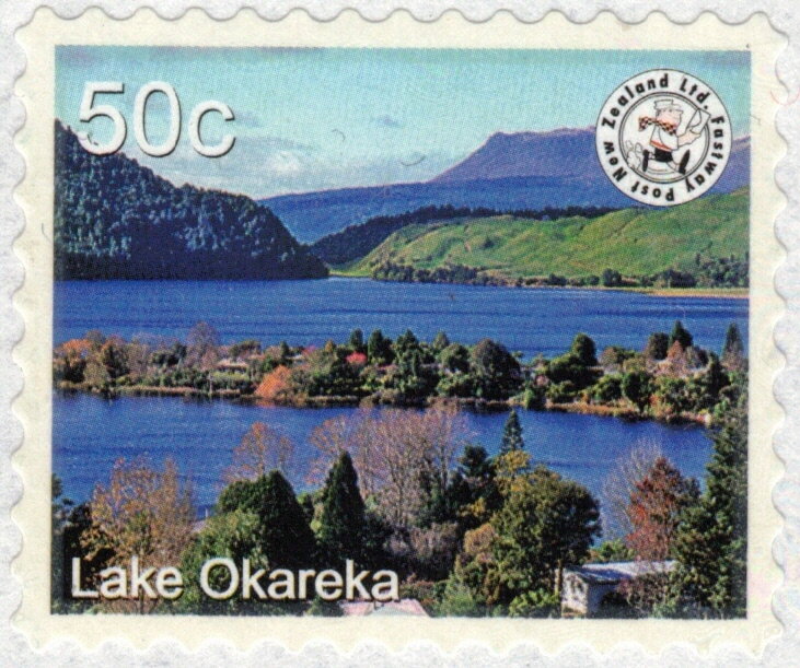 Lake Okareka - White Border