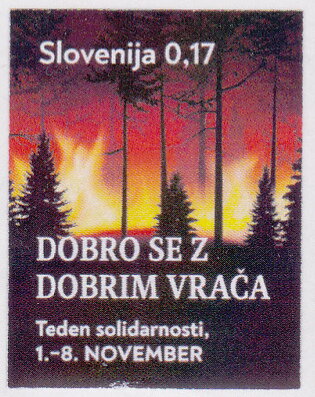 Charity stamp (Red Solidarity Week)