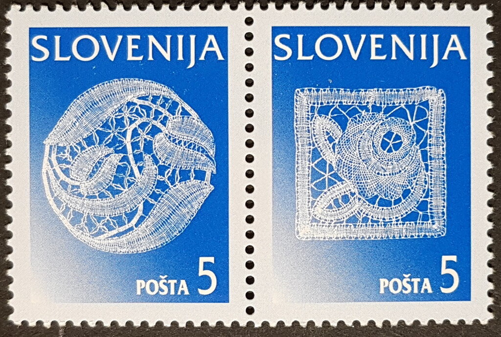 Flowers and leaves forming circular design