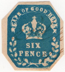 Stamp, Imperial Crown, Cape of Good Hope,  , Crowns and Coronets