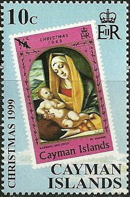 Christmas stamp from year 1969