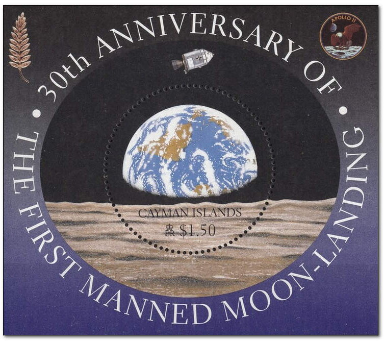 Earth as seen from the moon