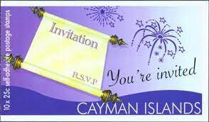 Booklet, Invitation and fireworks (You are invited), Cayman Islands,  
