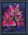 Stamp, Easter Seals 2022, Cinderellas,  , Charity, Children, Disabled, Easter, Flowers, Lilies (Flower), Plants (Flora)