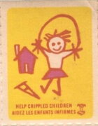 Help Crippled Chiildren Aidez Enfants Malades 1970