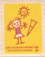 Help Crippled Chiildren Aidez Enfants Malades 1970
