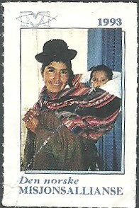 Stamp, Norwegian Mission Alliance, Cinderellas,  , Infants, Suits and Costumes, Women