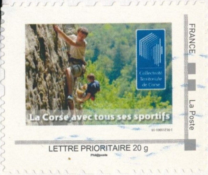 Corsica. Corse avec tous ses sportifs.