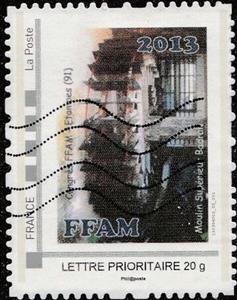 Stamp, FFAM Congress Moulin Superieur Badran, France,  , Conferences, Mills