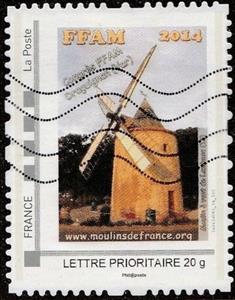 Stamp, FFAM Mill, France,  , Windmills
