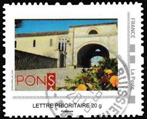 Stamp, Pons, France,  , Gates