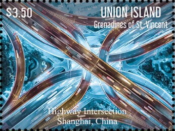 Highway Intersection Shanghai, China