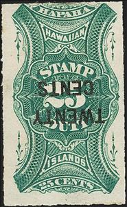 Stamp, Numeral, Hawaii,  , Numbers
