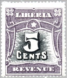 Stamp, Numeral, Liberia,  , Numbers, Stars