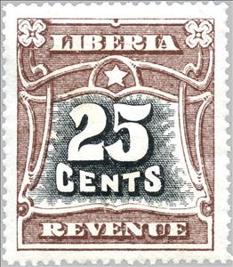 Stamp, Numeral, Liberia,  , Numbers, Stars