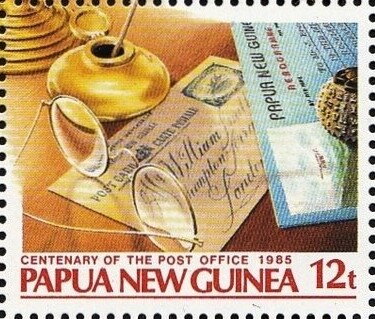 Early postcard and aerogramme