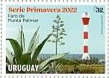 Stamp, Lighthouse, Uruguay,  , Lighthouses