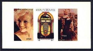 Mini Sheet, Marylin Monroe, Abkhazia,  , Actors, Famous People, Marilyn Monroe