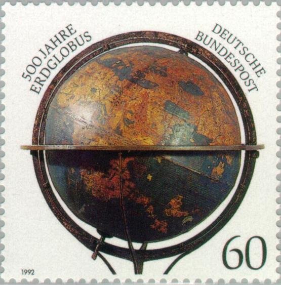Construction of First Globe by Martin Behaim, 500th Anniv.