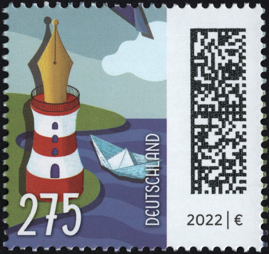 Letter As Boat By Lighthouse