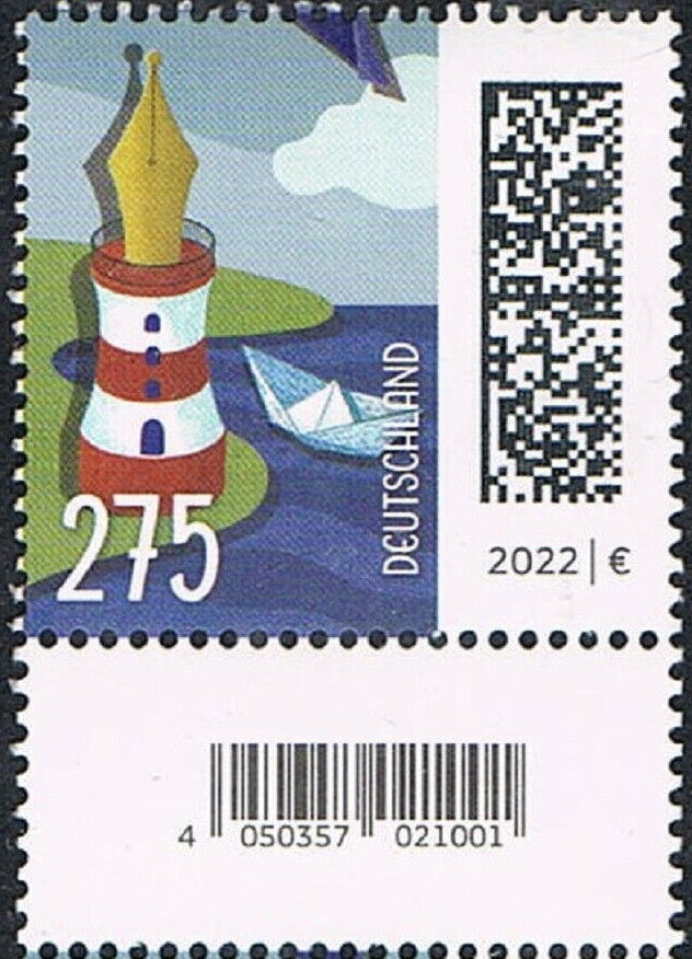 Letter As Boat By Lighthouse