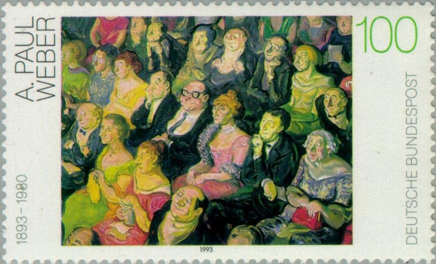 "Audience" Painting by A. Paul Weber