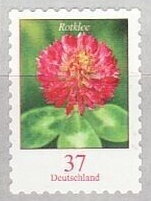 Stamp, Red Clover, Germany, Federal Republic,  , Flowers, Plants (Flora)