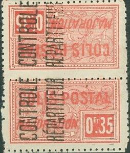 Tete-Beche, Colis Postal, Algeria,  