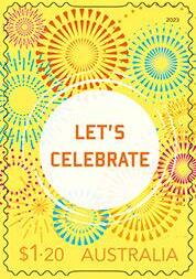 Stamp, Let's Celebrate, Australia,  , Greetings