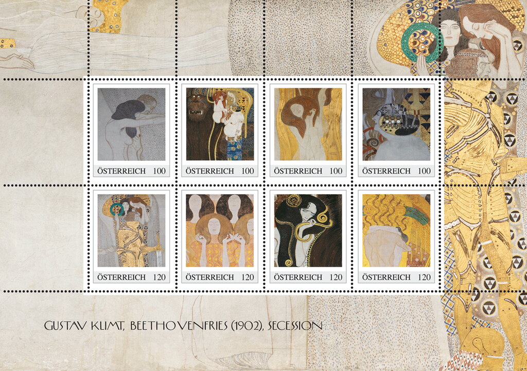 Beethoven Frieze by Gustav Klimt