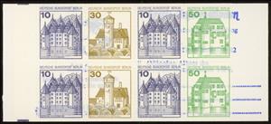 Booklet, 2 DM Stamp Booklet, Berlin,  