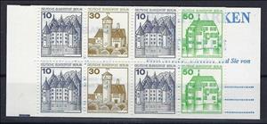 Booklet, 2 DM Stamp Booklet, Berlin,  