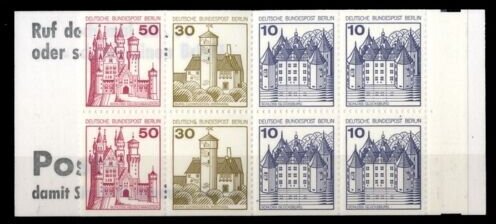 Booklet, Booklet Burgen und Schlösser, Berlin,  